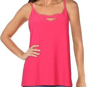Bar III Womens Cut-Out Sleeveless Halter Top